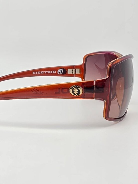 Electric Vol Brown Purple Frame Brown Gradient Lens Sunglasses Italy 62-17-123 main image 12